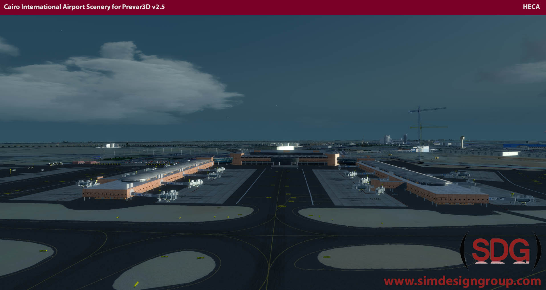 Cairo Intl Airport Scenery for Prepar3D - HECA P3D