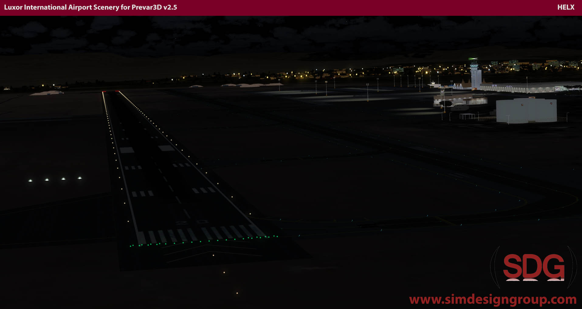 Luxor Intl Airport Scenery for Prepar3D v2.x - HELX P3D - Click Image to Close